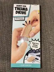 NIB Premier Finds Handy USB Thumb Drive Digital Storage Gag Gift Funny 256MB