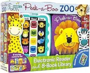 Peek-a-Book Zoo - Me Reader Jr Electronic Reader and 8 Book Library