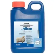 Virbac Alben 1 Litre 5 Litre Liver Fluke Sheep Goat Lamb Wormer Farm