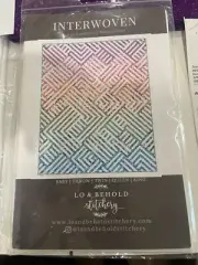 Interwoven Quilt Kit - Lo & Behold Stitchery - R. Kaufman Painterly Petal Fabric