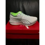 @SIX@PUMA DEVIATE NITRO COOLADAPT 氮氣跑鞋 超軟Q  白綠195103-01