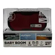 Altec Lansing Baby Boom Portable Bluetooth Speaker Waterproof Red IMW269N-R
