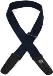 Lock-It Straps LIS-051C2-NVYBLU Guitar Strap - Navy (2-pack) Bundle