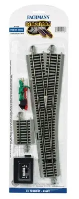 Bachmann E-Z Track ~ New 2024 ~ #5 Turnout Switch Right Hand - HO Scale 44566