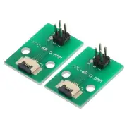 2pcs FFC FPC Connector Board 4 Pin Double Row Male Pin Header Strip Adapter