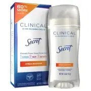 Secret Clinical Strength Invisible Solid Antiperspirant and Deodorant for Wom...