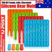 53 Cavity Silicone Gummy Moulds Bear Mold Candy Chocolate Jelly Ice Bakeware