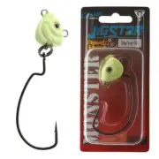 Jig Star Monster Swivel Jig Head Lumo Rigged 7/0 28g