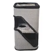 Crazy Cat 2 Tier Square Cozy Scratcher