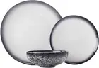 Caviar Granite Dinner Set 12Pc Gift Boxed,White