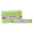 Satya Lemon Grass Incense Sticks Fragrance Prayer Agarbatti 15g x 12 Box 180gm