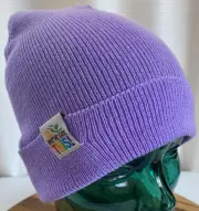 NEW IN PACKAGE GIRLS BROWNIE BROWNIES WINTER BEANIE HAT PURPLE NEVER WORN 17