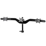 Up to 24" 8kg Triple Three 3 LCD Monitor Desktop Mount Stand VESA Grommet Base