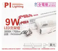 在飛比找PChome24h購物優惠-(3入) PILA沛亮 LED BN600WW 9W 300