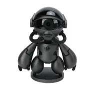 Home Security Camera 1080P Indoor WiFi Camera Baby Monitor Cute Robot Shape with Motion Detection IR Night Vision APP Control-Black