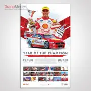 Shell V-Power Racing Team Scott McLaughlin 2019 Year of The Champion Print *A...