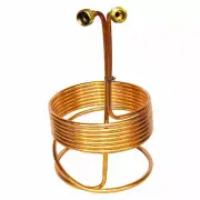 25' Copper Immersion Wort Chiller Braised W/ Garden Hose Fittings