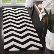Safavieh Chatham IVORY / BLACK 2'-3" X 9' Runner - CHT715A-29