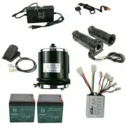 24V 500W Brush Electric Motor kit Controller+ Battery for Go kart ATV Scooter