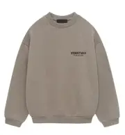 Fear of God Essentials Fleece Crewneck (FW24) "Heather Gray"