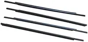 Jodriva Window Door Seals 4Pcs/Set Car Window Glass Waterproof Sealing Strip Seal Belt, for Mitsubishi, for Outlander 2007-2012 Car Door Weather Strip