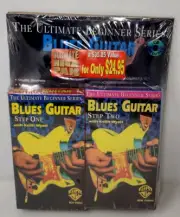 Ultimate Beginner Series Mega Pak Blues Guitar Basics 2 VHS Book CD NEW SEALED