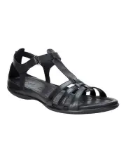[ECCO] Flash T-Strap Sandal In Black