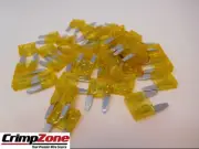 20 AMP Mini ATM AUTOMOTIVE FUSE - CAR FUSE - YELLOW - 5 PCS