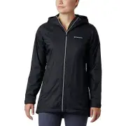 Columbia L131718 Womens Black Switchback Lined Long Jacket Size M