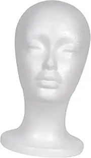 Generic Female Foam Mannequin Head/Hairpiece Stand/Wig Display Mannequin Head/Foam Mannequin Head Display for Display Hair Hats Hairpieces, Style B