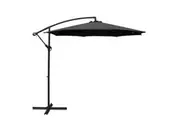 Instahut 3m Outdoor Umbrella Cantilever Beach Garden Patio Black