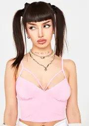 Sweet Easy To Find Cami Crop Top