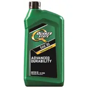 Quaker State 550035190 Motor Oil, Heavy-Duty, SAE30, 1 Qt. - Quantity 1