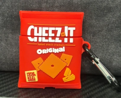 Cheez It Cheese Crackers Apple AirPods 1/2 Protective Rubber Case