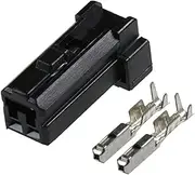 BIZOCA 1/5/10/20/50Sets 2 Pin 174057-2/174056-2 Auto Speaker Plug Tweeter Plugs Electric Harness Male Female Connector for(2p fmale,50 Sets_2P)