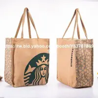 在飛比找Yahoo奇摩拍賣-7-11運費0元優惠優惠-現貨熱銷-星巴克Starbucks2022新款 星巴克帆布包