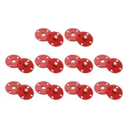 10 Sets Sewing Snap Buttons, Press Buttons Snap Fasteners 15mm, Red