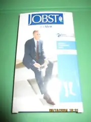 New Jobst for Men Medical Compression Black Large Socks (15-20 mmHg)