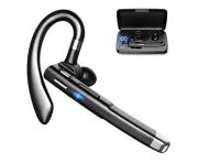 Bluetooth Wireless Earpiece , Bluetooth 5.1 Wireless Headphone with Charging Case,for Office Driving,black 1