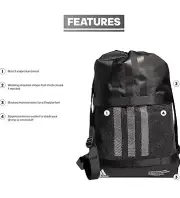 New Original Adidas Amplifier II Blocked Sackpack - Black - One Size