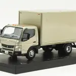 1/43 原廠 三菱MITSUBISHI FUSO CANTER 貨櫃輕卡 卡車汽車模型