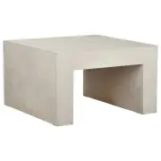 Mali Concrete Coffee Table Milky White