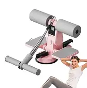 Sit Up Foot Holder | Ab Trainer Machine with Suction Cups and Pull Rope | Workout Equipment with Counting Function for Strength Training