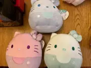 2024 Hello Kitty 50th anniversary plush 8 inch, Set of 3