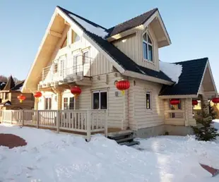 哈爾濱亞布力滑雪場森林木屋別墅Yabuli skiing wooden villas