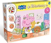 Science4you - Peppa Pigs Veterinary Kit for Kids 4+ Years – 16 Science Experiments for Children: includes a Vet Costume for Kids and a Stethoscope Toy – Ideal Role Play Doctors Kit for Kids 4+
