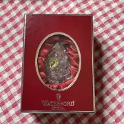 Waterford Crystal Ornament w/ Decorative Hook 2008 Christmas Tree Ireland 146648