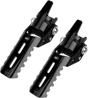 Motorcycle Passenger Foot Pegs Front Footrest Foot Pegs Pedals Parts Accessory for R1200GS 2013-2018(Black)