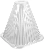 KONTONTY Vegetable Cloche Garden Covers 10 Pack Plant Domes Collar Protection for Seedling Care