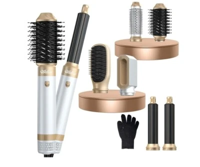 6 In 1 Blow Dryer Brush, Ukliss Hair Dryer Brush with Ionic Technology